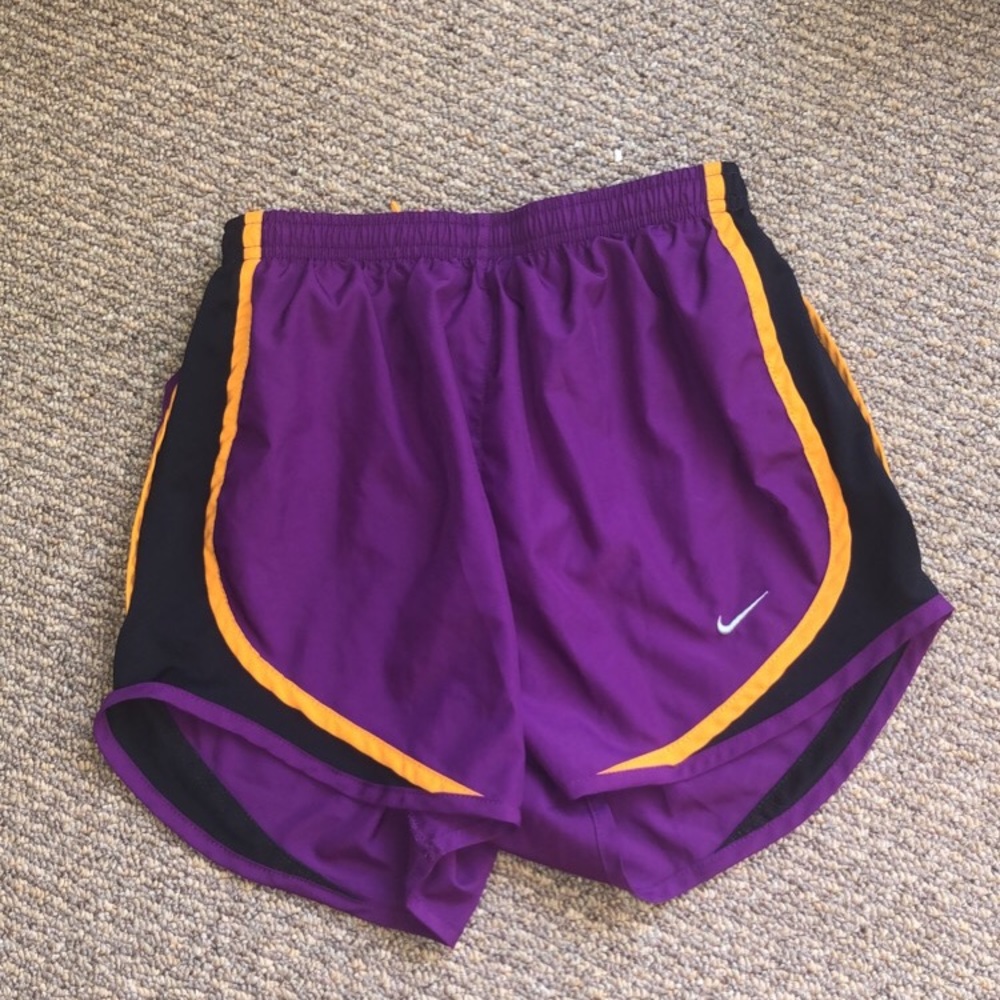 Nike Purple and Orange Shorts